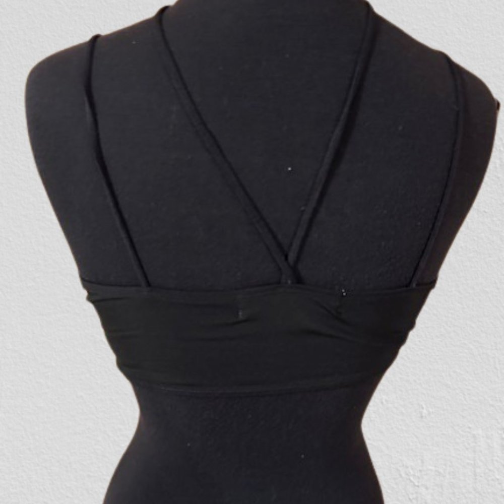 Black Seamless Brami with Chocker Neck Bralette  4340  NWT Boutique - Picture 5 of 11